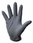 Handske Engangs 200 stk Sort, Pulverfri, Nitrile M EN455,1,2,3,4 