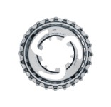 Gearhjul CDX bag 24T Gates Carbon Drive Enviolo / Nuvinci 45,5 mm/48,7 mm silver