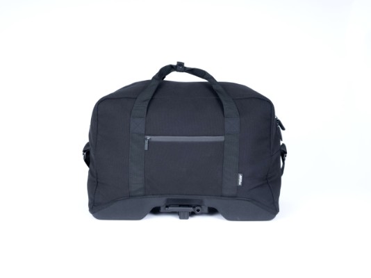 Atran Velo DUFFLE taske AVS (sort). 20 liter Kanvas taske med skulderrem, vandafvisende Bærer håndtag., udvendig lomme.