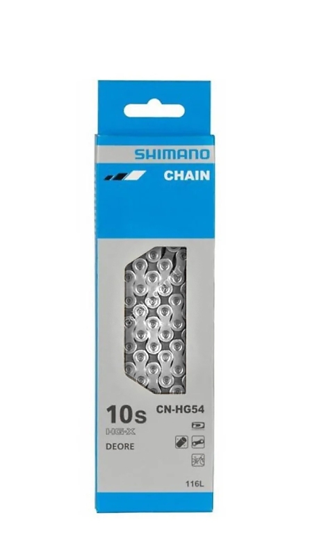 Kæde Shimano HG54 æske Sølv 10 speed 116L ICNHG54116I