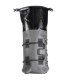 Klickfix Bikepack Waterproof styrtaske (grå). Maks. vol 17 l (kan reduceres efter behov),  18x18x36 cm, vægt: 670 gr. max bæreevne: 7 kg