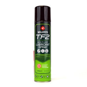 Kædespray Ultimate TF2 Ceramic (400ml). Weldtite multispray. velegnet til kæde, kassette, kabler, batteriskinne