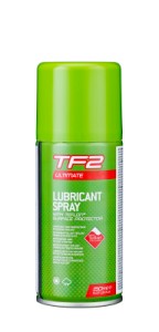 Kædespray Ultimate TF2 med Teflon (150ml) Weldtite Multispray velegnet til kæde, kassette, kabler, batteriskinne