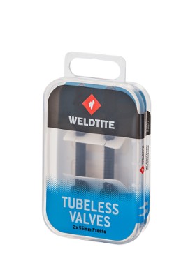 Ventil Tubeless Valve Kit (2 x 55mm Presta)  Weldtite