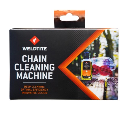 Kæderenseboks inkl. 75 ml Citrus degreaser  Chain Cleaning Machine Dirtwash  Weldtite