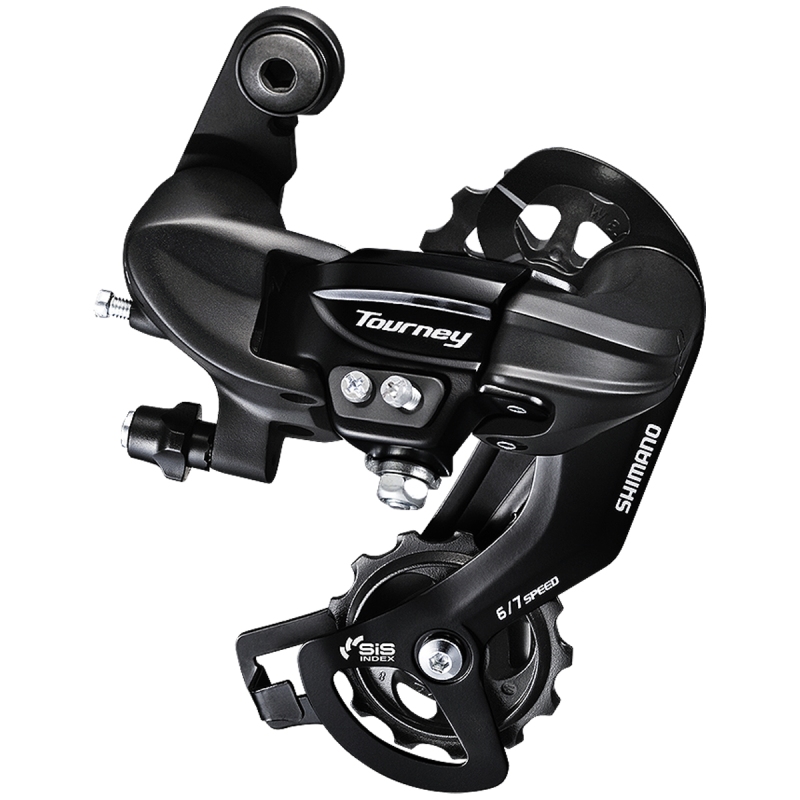 Bagskifter Shimano Tourney TX (sort). 6/7-speed 11-28t Road. Direkte Montering ERDTY300D