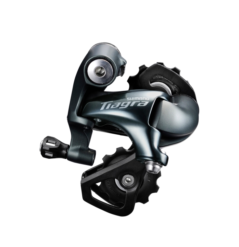 Bagskifter Shimano Tiagra RD-4700-SS  (sort) 10-speed. Maks/min. stort tandhjul: 28/25T. Maks/min. lille tandhjul: 14/11T