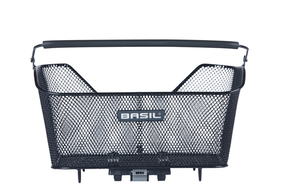 Kurv BASIL BASE M MIK 2.0 Sort Bag 35x43x24cm Inkl.MIK adapter på kurv