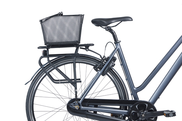 Kurv BASIL BASE M MIK 2.0 Sort Bag 35x43x24cm Inkl.MIK adapter på kurv