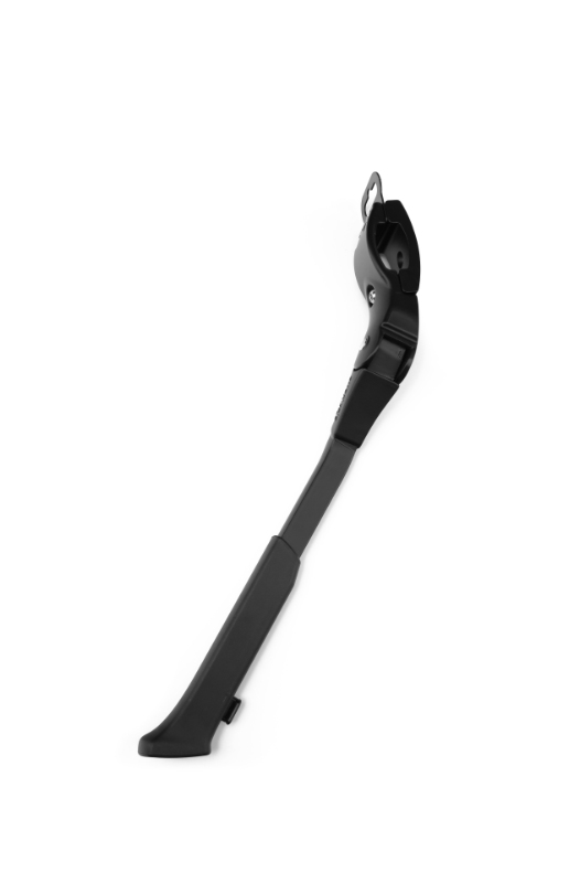 Støtteben AtranVelo MovableFlex (sort). Alu. & justerbar til 24-29