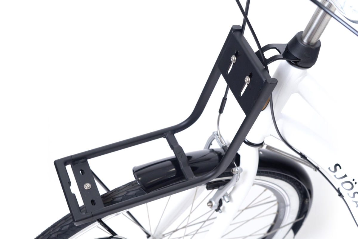 Frontbagagebærer ATRAN VELO CARGO FLA Frontlad, sort. AVS. Til kurvebeslags montering. ex. kurvebeslag/kurvebøjle.