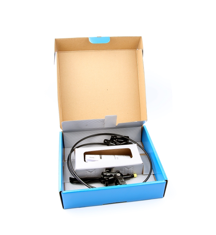 Hydraulisk Shimano bagbremsesæt MT410 Sort, Komplet, 1700mm,  MT410, Uden skive  EMT4101JRRXRA170