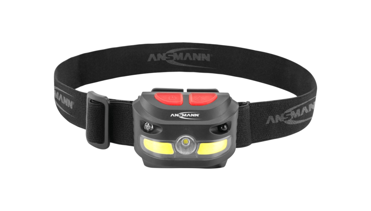 Pandelygte Ansmann med SENSOR 250Lumen Opladelig. Tænd & Sluk uden berøring