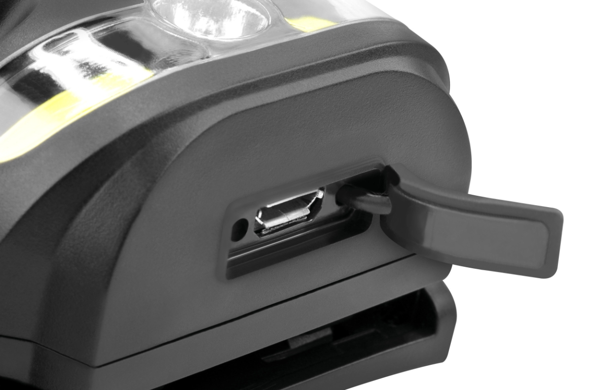 Pandelygte Ansmann med SENSOR 250Lumen Opladelig. Tænd & Sluk uden berøring