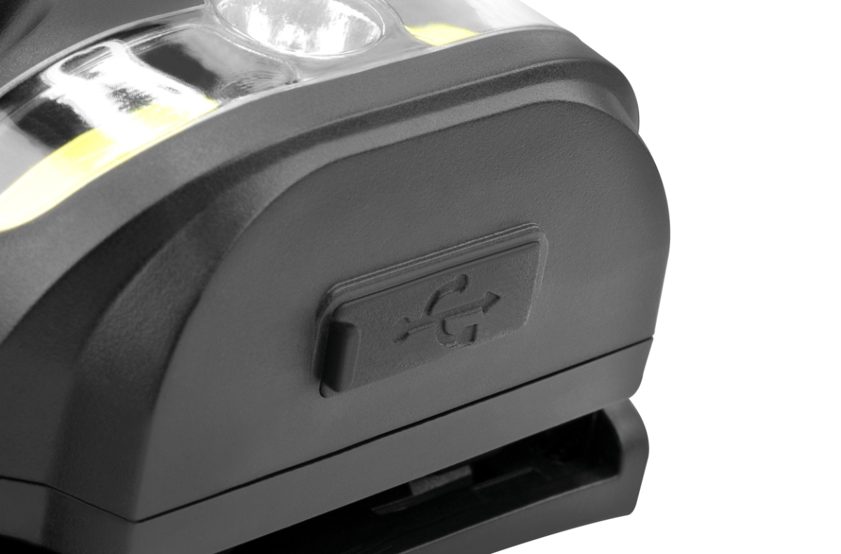 Pandelygte Ansmann med SENSOR 250Lumen Opladelig. Tænd & Sluk uden berøring