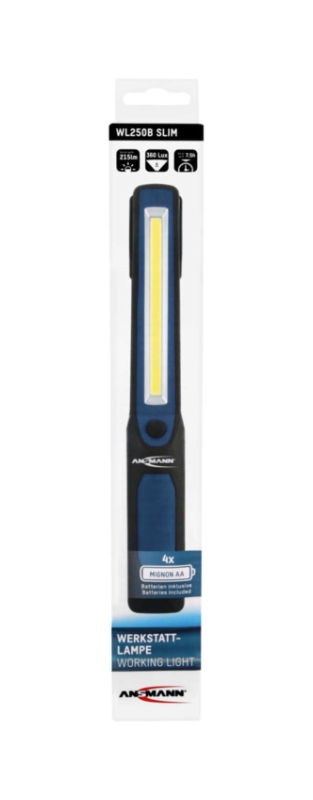 Værkstedslygte Ansmann, 2 funktioner & 3 stærke magneter