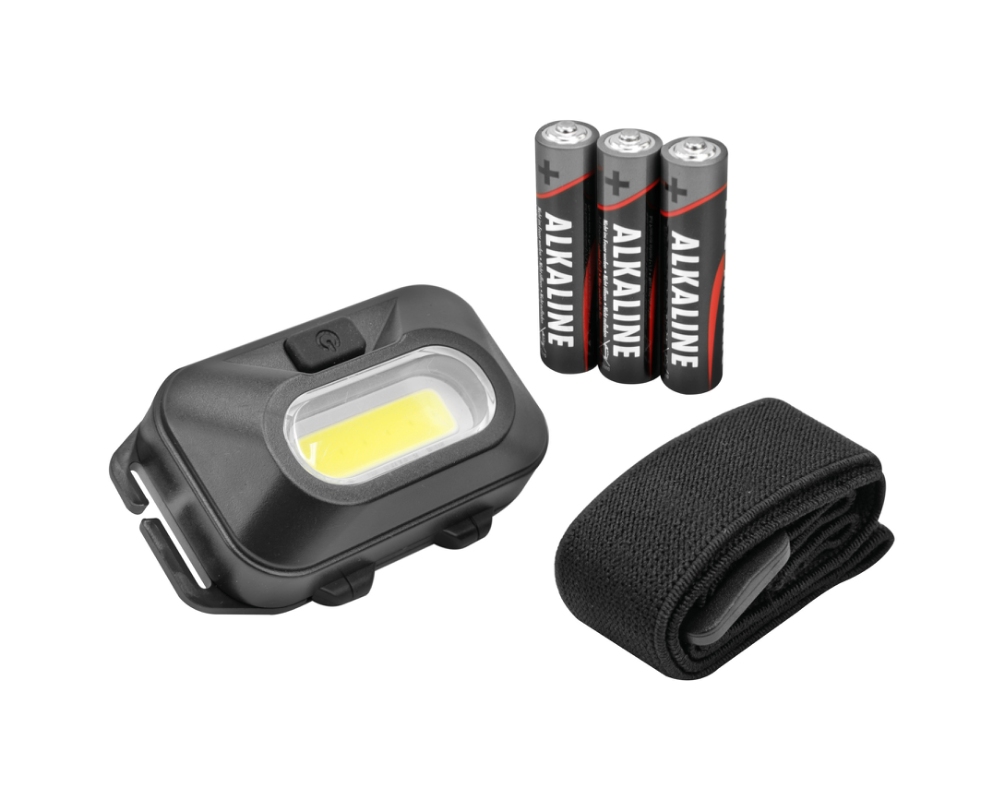 Pandelygte Ansmann 120Lumen 3 x AAA Batterier. 3 funktioner (100% lysstyrke, 30% lysstyrke & blink