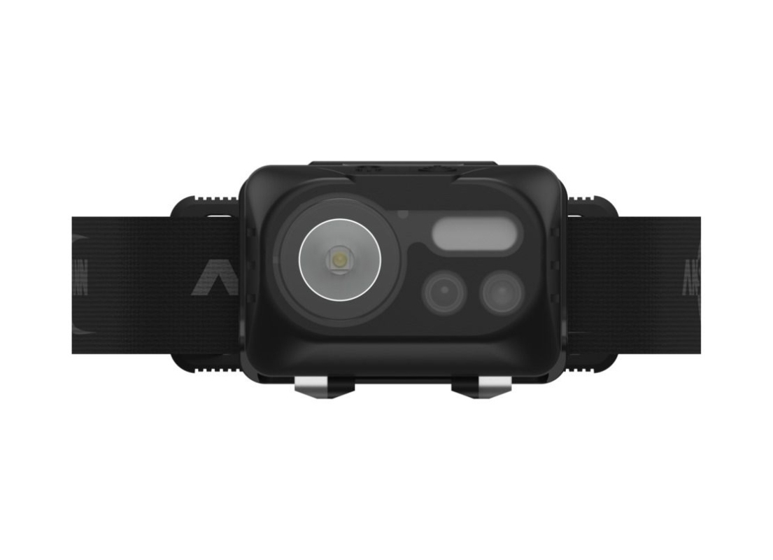 Pandelygte Ansmann med SENSOR 230Lumen 3 x AAA batterier. Hjelm clip medfølger