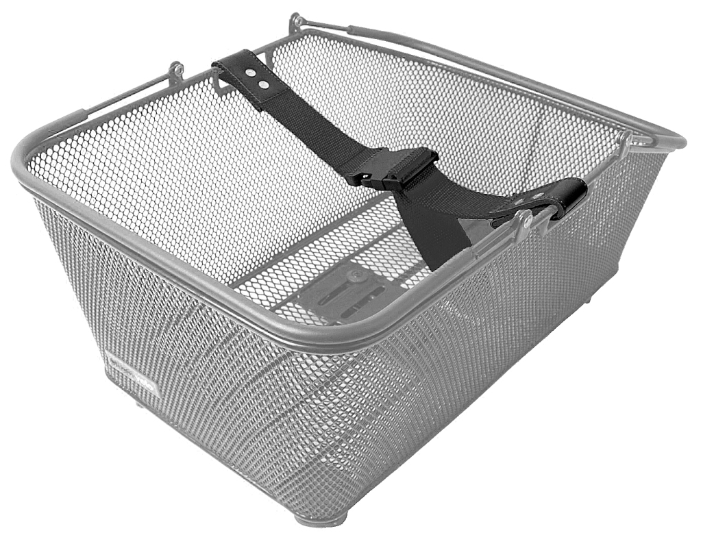 Bagagerem Atranvelo f.kurv Sort for DAILY og BRING serien inkl.monterings sæt