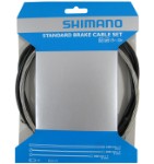 Bremsekabelsæt Shimano Komplet m.wirer+sort yderkabel MTB/Race Y80098022