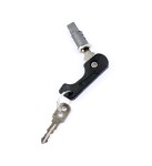 AtranVelo lås (metal) til AVS adapter. AVS Premium Key til AVS Premium Adapter giver mulighed for at låse taske, kurv eller kasse til cyklen