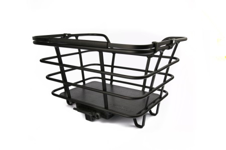 Atran Velo EPIC cykelkurv (sort) med AVS. Motering på bagagbærer (bag). Vol. 23 L, maks. bæreevne 10kg, mål: 40x20x29cm