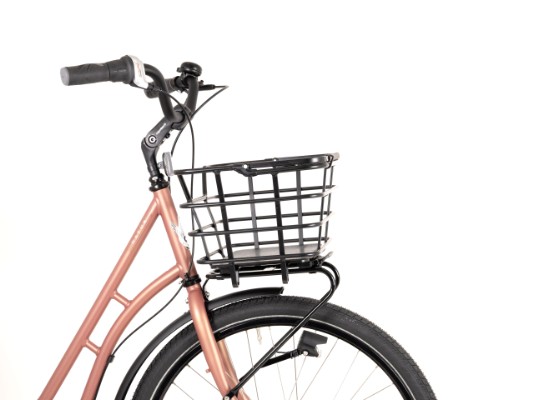 Atran Velo EPIC cykelkurv (sort) med AVS. Motering på bagagbærer (bag). Vol. 23 L, maks. bæreevne 10kg, mål: 40x20x29cm