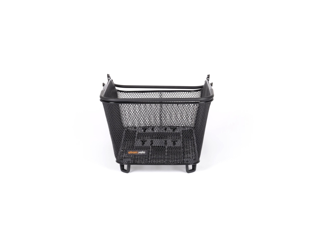 Kurv ATRAN VELO DAILY Large Sort bag med AVS 50x20x32cm 28L max 10kg