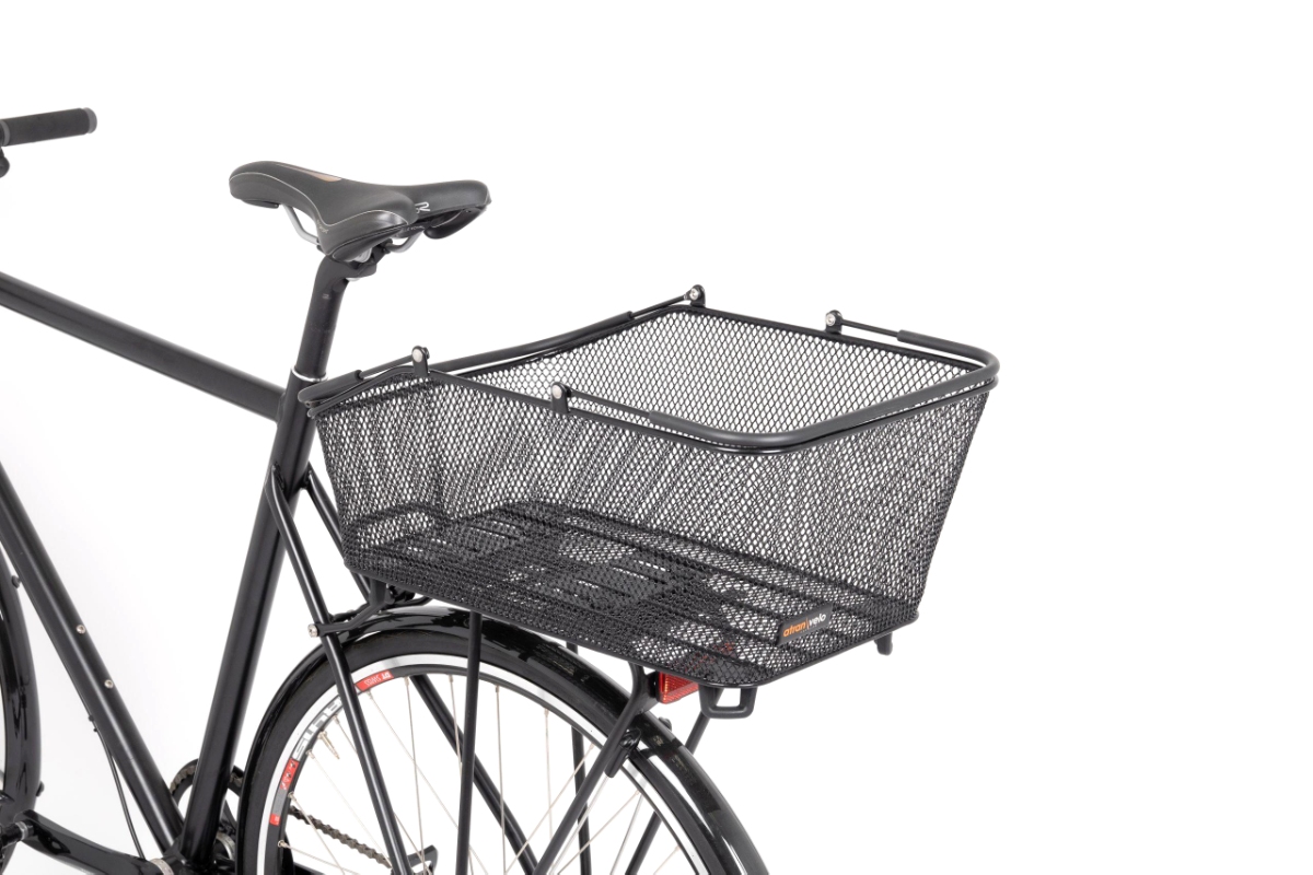 Kurv ATRAN VELO DAILY Large Sort bag med AVS 50x20x32cm 28L max 10kg