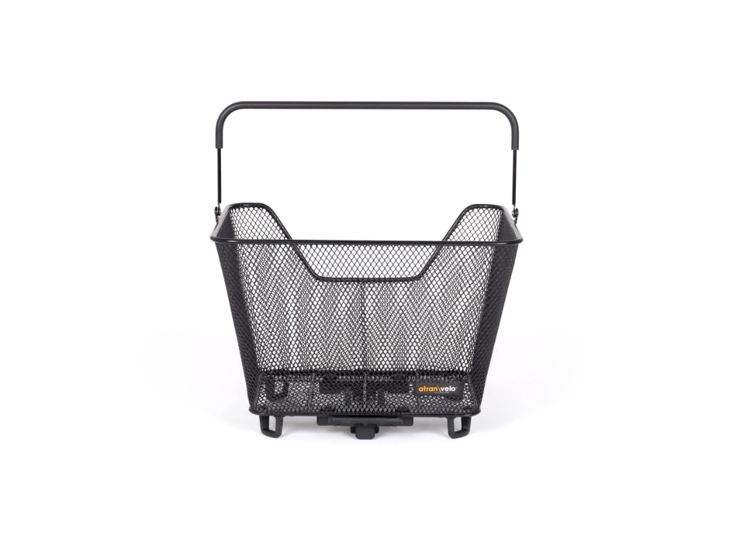 Kurv ATRAN VELO DAILY Medium Sort bag med AVS 40x25x30cm 22L max10kg