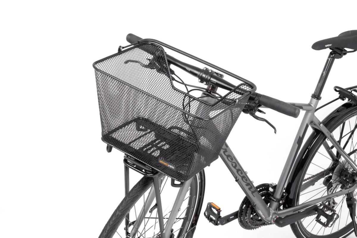 Kurv ATRAN VELO DAILY Medium Sort bag med AVS 40x25x30cm 22L max10kg