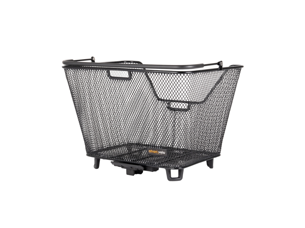 Kurv ATRAN VELO DAILY Small Sort bag med AVS 37x20x29cm 16L max10kg