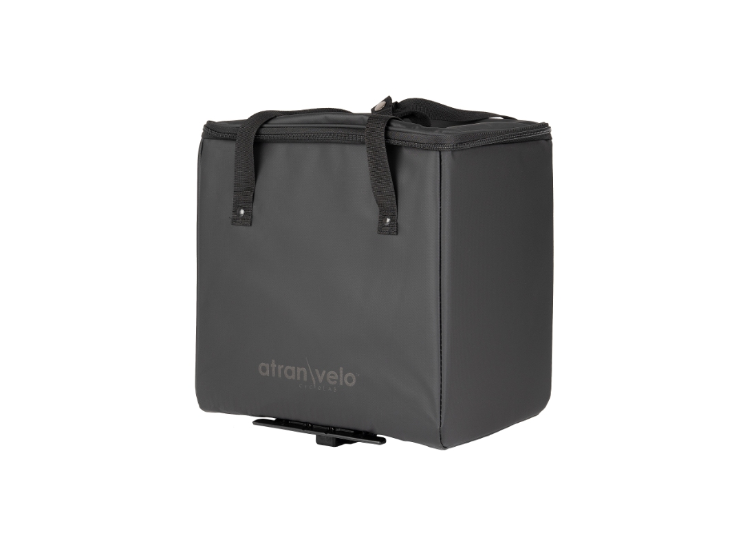 Taske ATRAN VELO COOL Top bag sort med AVS 34x36x25cm 21L 1,45kg