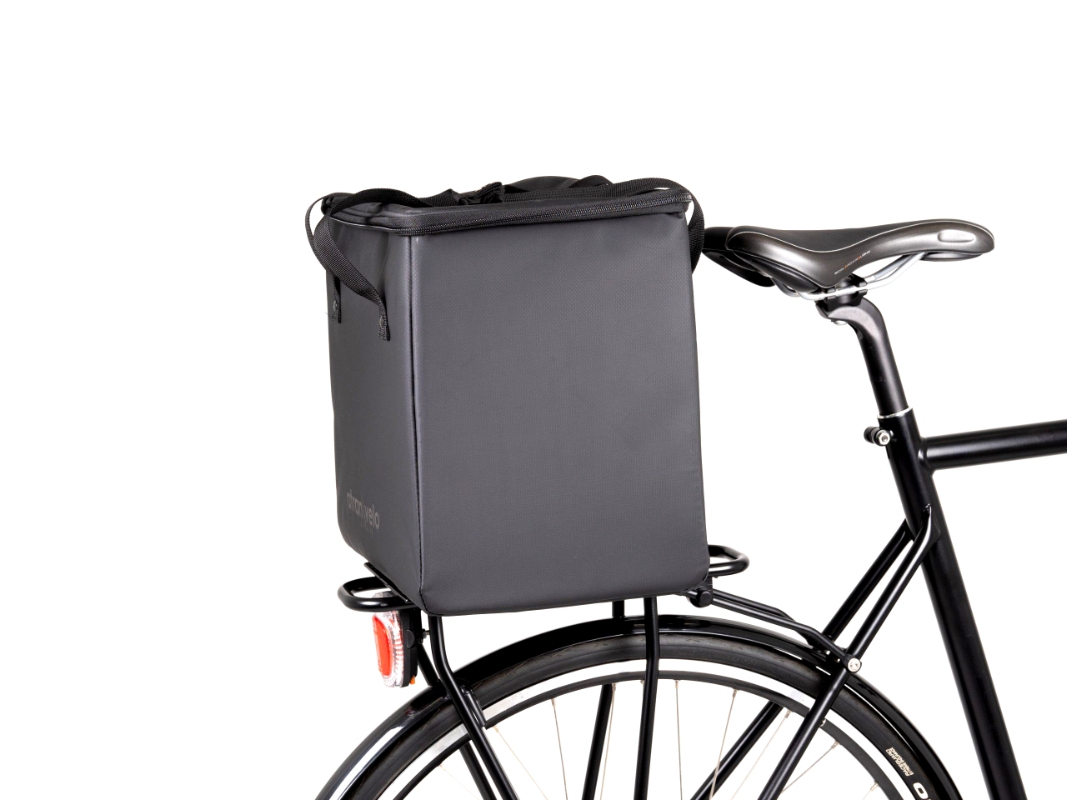 Taske ATRAN VELO COOL Top bag sort med AVS 34x36x25cm 21L 1,45kg