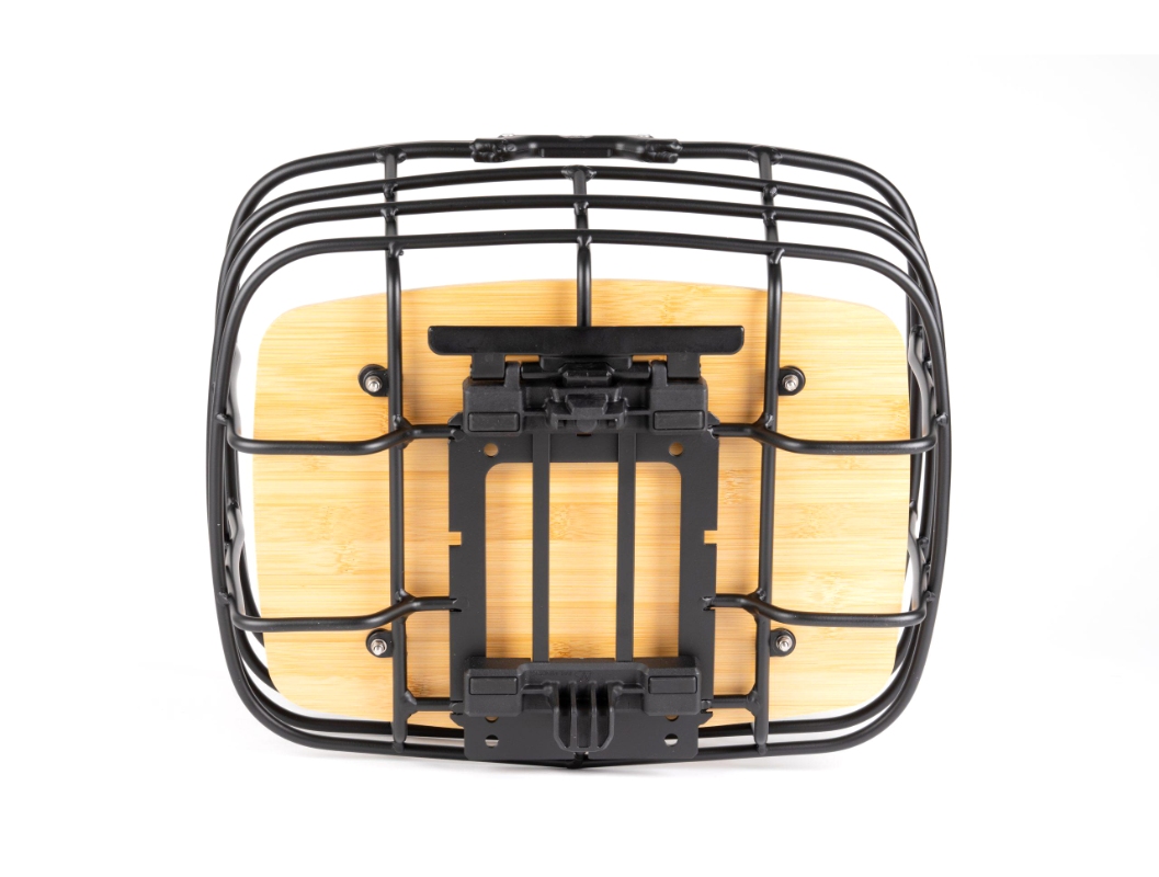 AtranVelo  DUO kurv (matsort) med AVS 27 L kurv med bambus bund. Konvertering til dyretransport med DUO COVER. Max. 10 kg