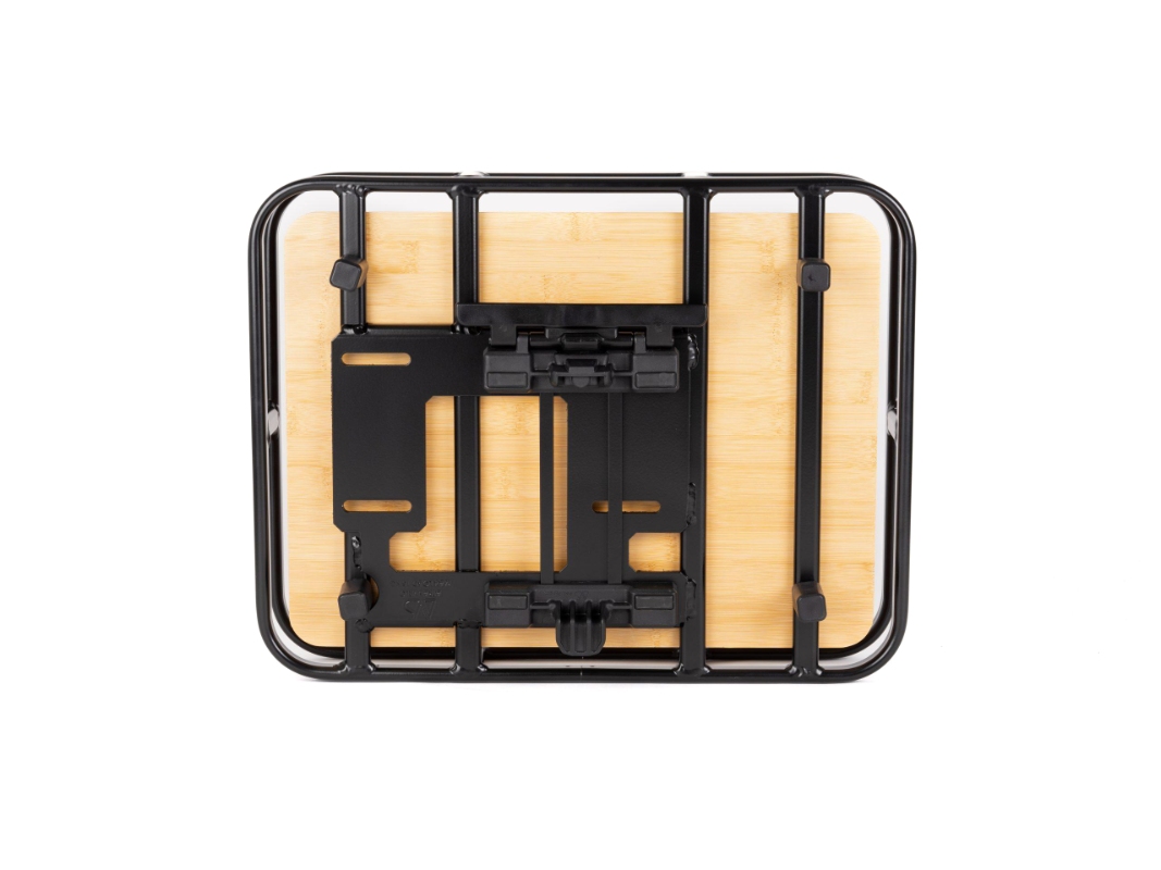 Kurv ATRAN VELO BAKERY BAMBUS Sort front/bag alu med AVS med bambus bund max 10kg