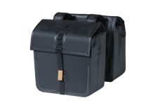 Taskesæt BASIL URBAN Dry. 50 Liter Matsort Bag. Vandtæt. kan mon. med  MIK-AVS-uniklip eller Racktime adapter.