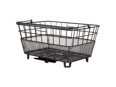 Kurv Atran Velo Bring str. large (sort) med AVS og hank. Dimensioner: 43,5x32x22 cm Vol. 25 L, maks. bæreevne: 10 kg