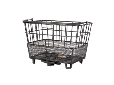 Kurv ATRAN VELO BRING medium Sort bag med AVS og hank 28x31x30cm 21L 1,4kg