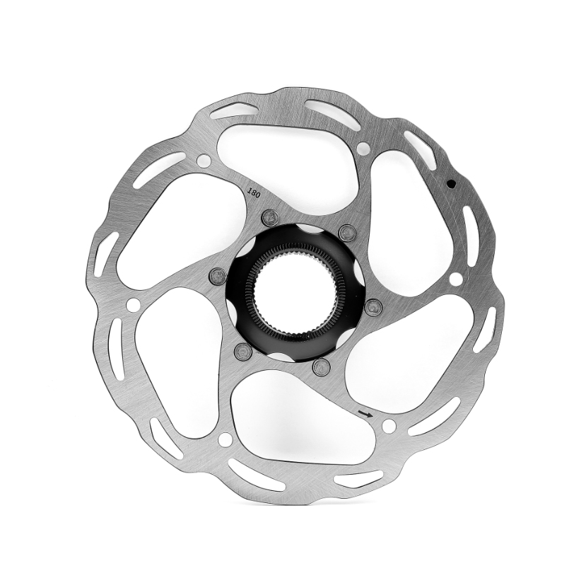 Bikepartner 180 mm bremseskive til centerlock. Stor effektmodulering, lang holdbarhed, afrundede kanter for forbedret sikkerhed & slidindikator.