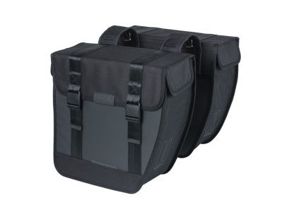 Taskesæt BASIL TOUR VANDTÆT XL 35 Liter Sort Bag 35x14x35cm. vandtæt. kan mont.  MIK-AVS-uniklip eller Racktime adapter.
