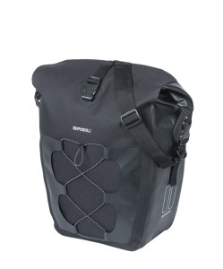 Taske BASIL NAVIGATOR WATERPROOF Sort Single Pannier  32x15x37cm 25-31L
