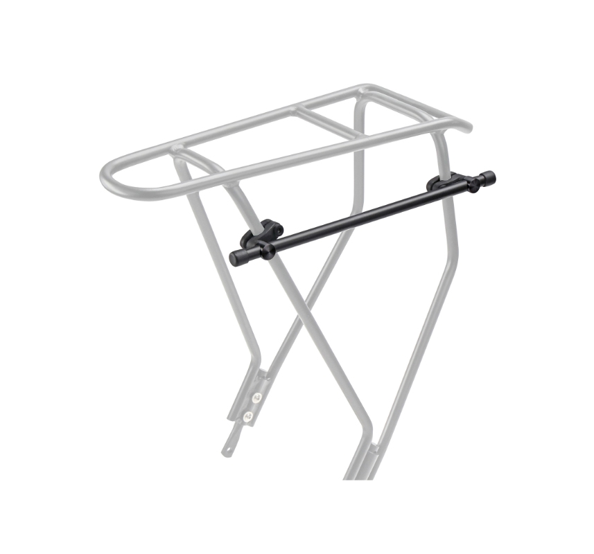 Bagagebærer bøjle KLICKFIX Sort Ø10-16mm 3,6-4,6x32x1,4cm vægt100g Max 10kg 1916S