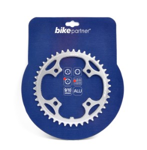 Klinge DRIVELINE 44T Alu Sølv ø104 4hul 9/10sp 5182 alu