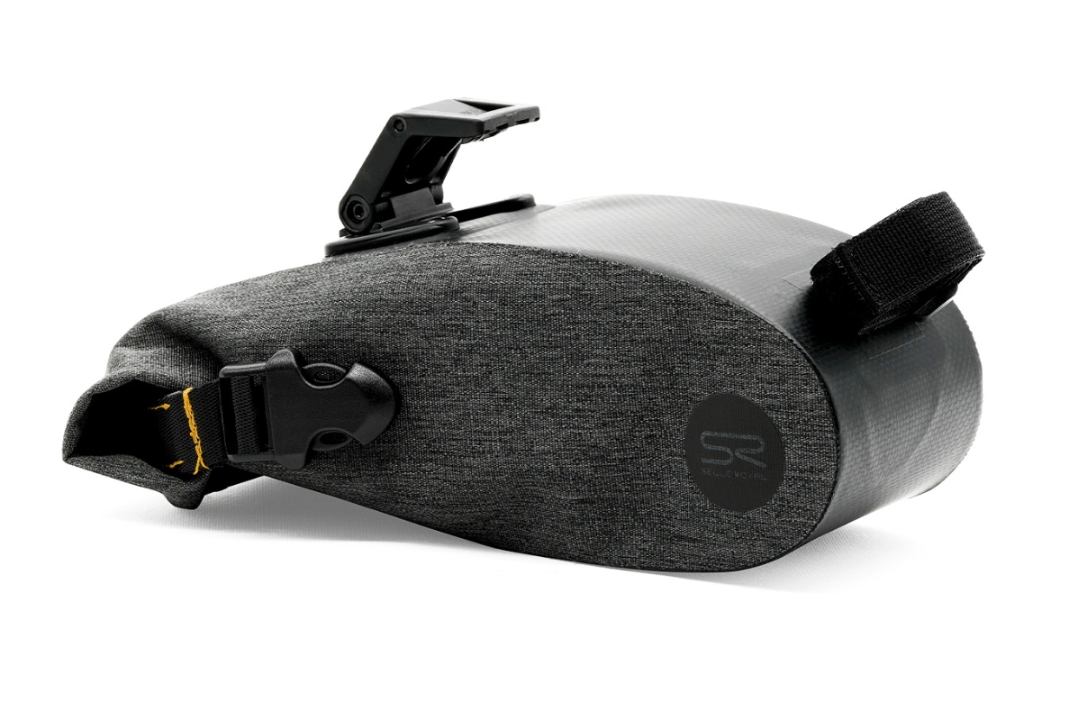 Selle Royal sadeltaske med ICS (Integrated  Clip System). Str. large (2,0 L), vandafvisende. Passer kun til Selle Royal sadler med ICS beslag