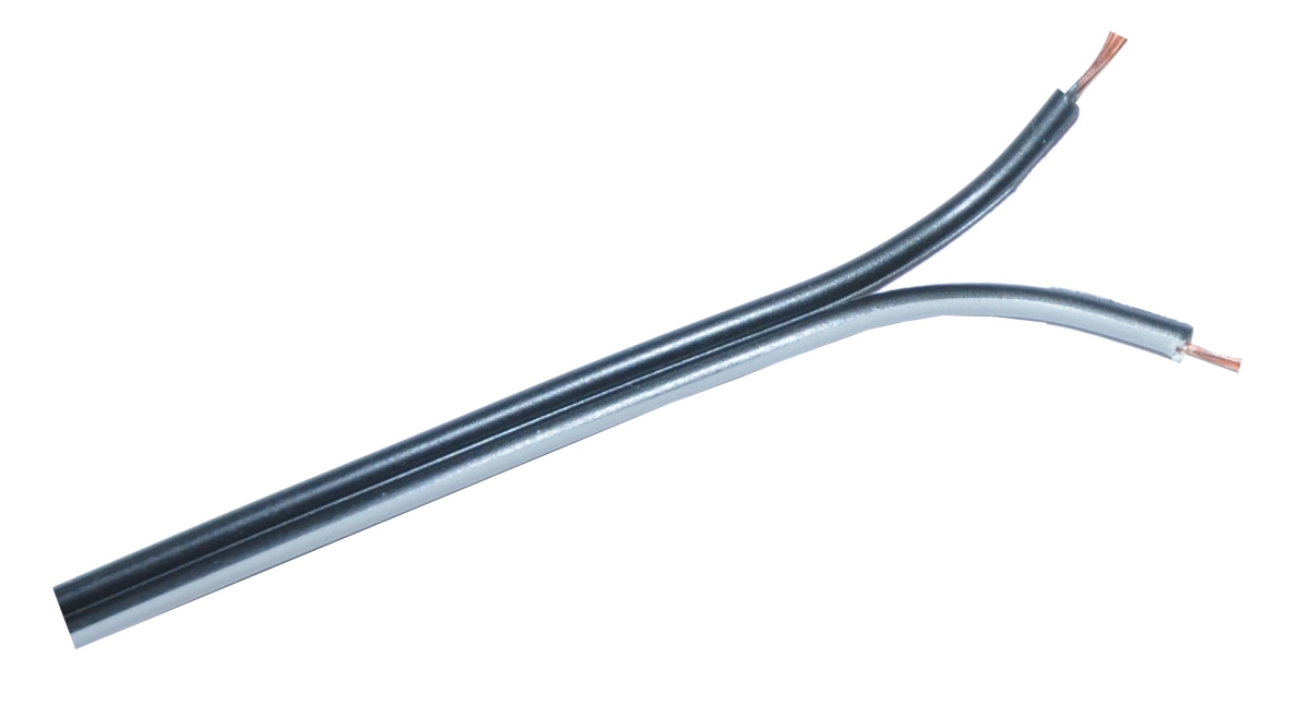 Ledning Dynamo Sort dobbeltledet (1x20m) 20meter = 1 pose