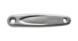 Pedalarm venstre 170mm Sølv Alu Vandret parallel For firkant aksel