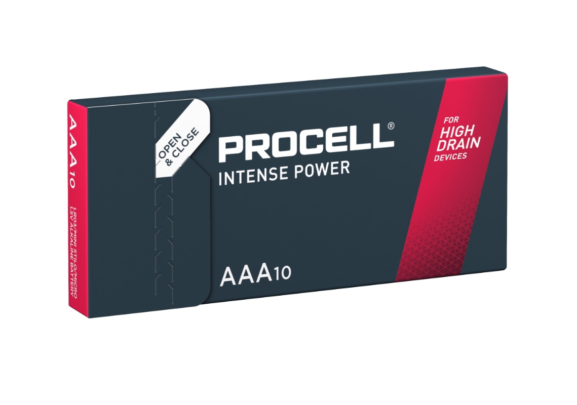 Element / Batteri Duracell Intense LR03/AAA (10)  Alkaline Procell