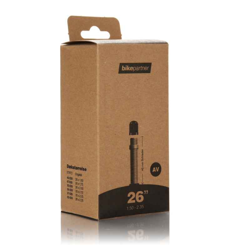 Slange 26x1,50-2,35 AV40 40/60-559 Bikepartner (50)