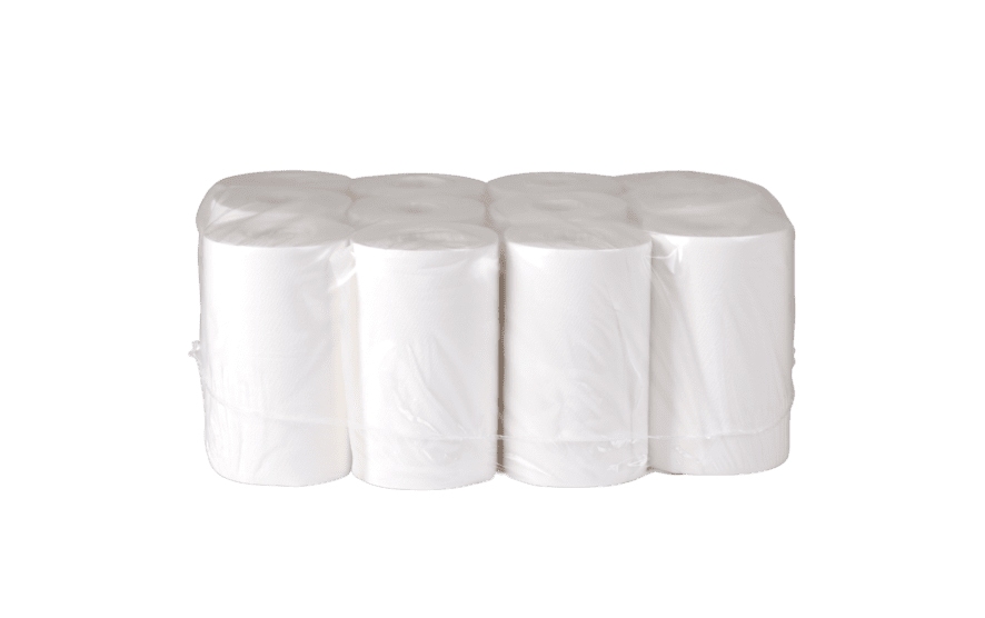 Papir MINI Håndklæderulle 1-lags. Bredde: 20 cm Længde: 120 m. Leveres uden hylse.